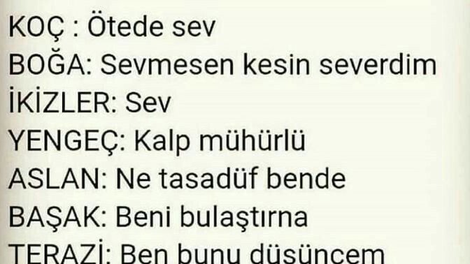 Burcunuz seni seviyorum diyene ne söylerdi?