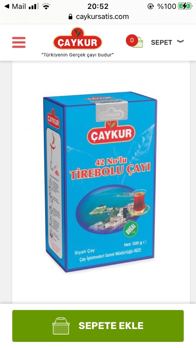 Hangi marka çay kullanıyorsunuz?