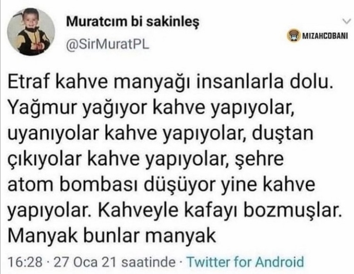 Kitapla kahve fotosu çekilen kız itici midir?