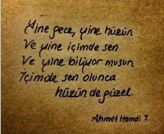 Bugün yazar, şair ve akademisyen Ahmet Hamdi Tanpınarın 120. doğum yıldönümü. Ona ait sözler ve şiirler paylaşalım mı?