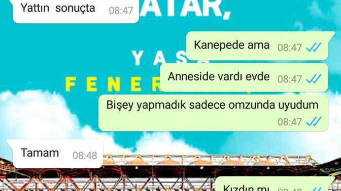 Sevgiliniz sizden önce birisiyle uyumuş olsa kızar mısınız?