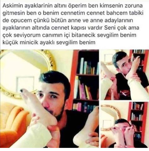 Eşin/sevgilin, ayaklarımın altını öp dese öper misin?