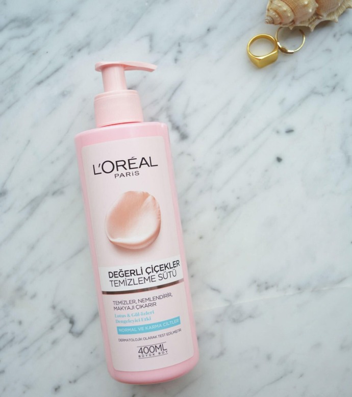 L'oreal Paris Değerli Çiçekler Temizle Sütü nasıl kullanılır? Sürdükten sonra durulama olur mu?