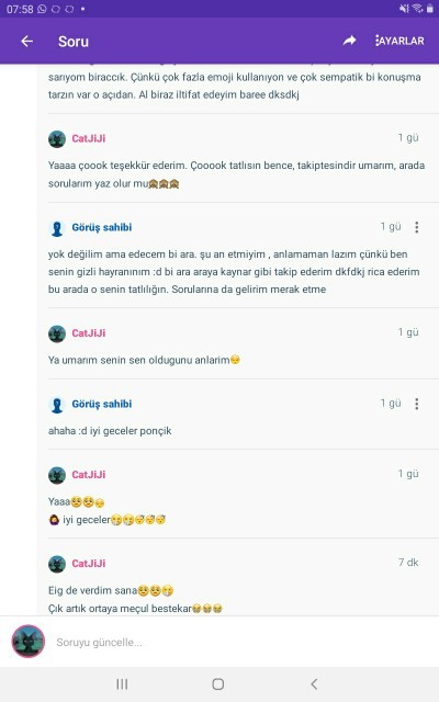 Şu an kimle konuşmak isterdiniz?