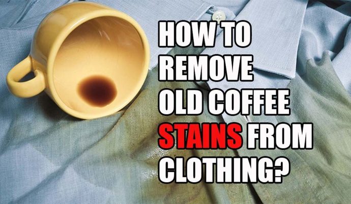 Pamuklu giysilerden kahve lekesi nasıl çıkarılır?