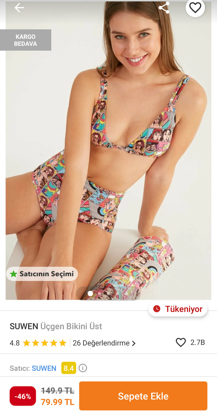 Bikini alacağım ama karar veremiyorum, sizce hangisi daha güzel?