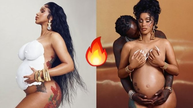 Cardi B ikinci hamileliğini Instagram'da duyurduğu, dakikalar içerisinde milyonlarca beğeni aldı🔥! Siz beğendiniz mi?