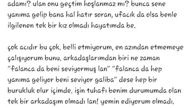 Hiç sevilmemiş erkek hakkında ne düşünürsünüz?