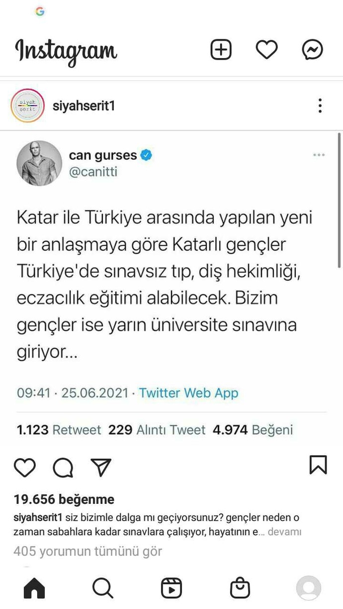 Katarlı gençlerin, Türkiyede sınavsız bir şekilde tıp, eczacılık bölümlerinde okuyabilecek olması hakkında ne düşünüyorsunuz?