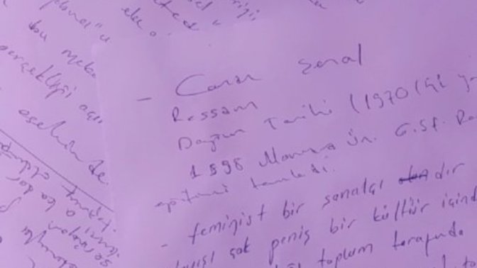 Yazım çok mu çirkin?