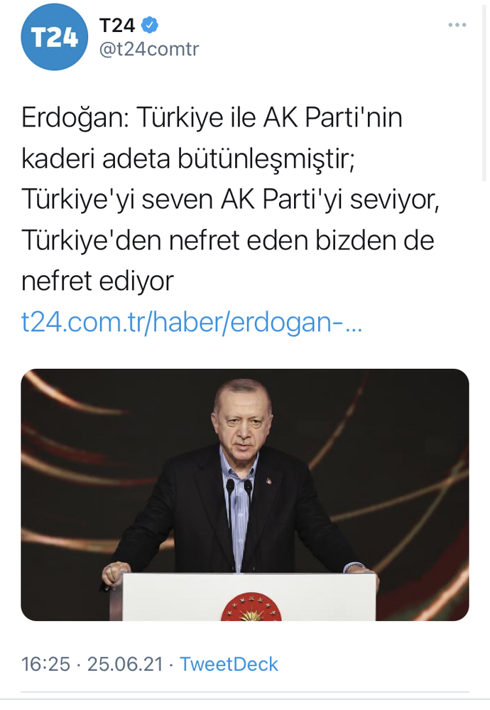 Ülkemi sevmem için Erdoğan’a sevmek zorundamıyım?