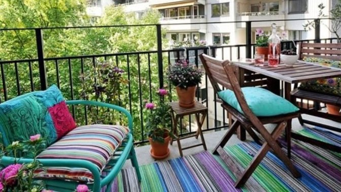 Yeni trend, Instagram balkonu! Evinizde bu tarz bir köşe var mı?