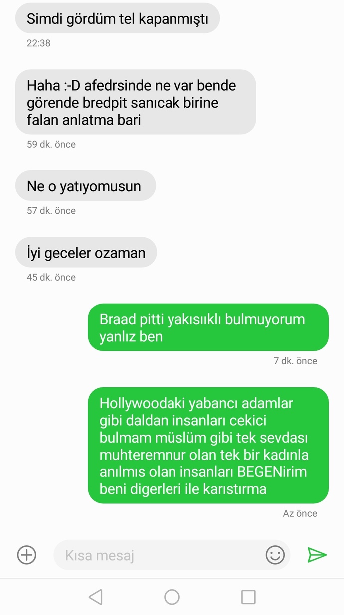(eski sevgilim) Sizce nasıl demişim?
