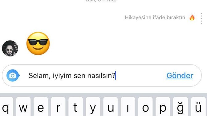 İnstagram'da hikayene yanıt verilmesi hoşuna gider mi?