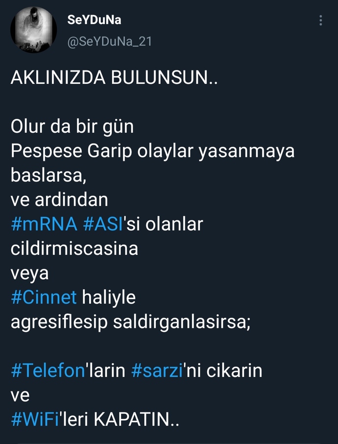 Bilim-Kurgu değil, gerçek hayat. Saldırı altında olduğumuzu görmüyor musunuz?
