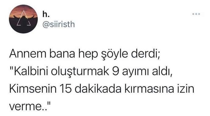 Annenizin sözünü dinler misiniz?