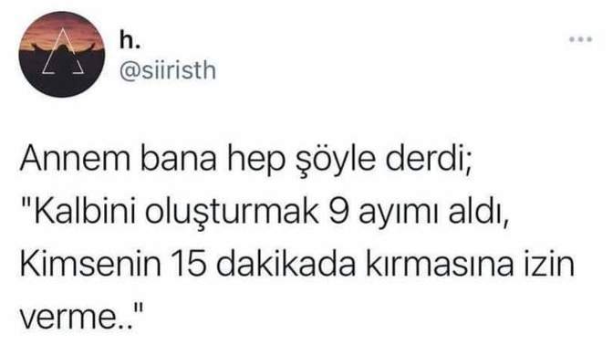 Annenizin sözünü dinler misiniz?