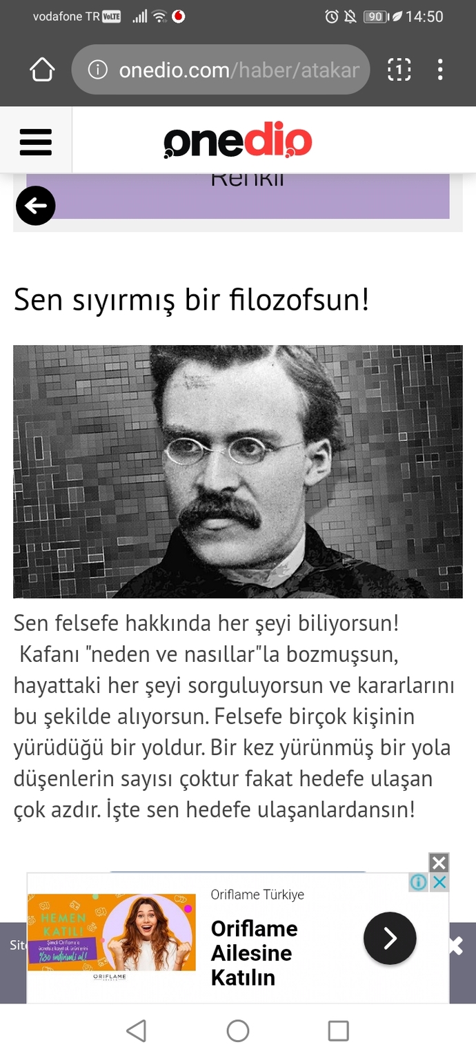 Felsefe i̇le aranız nasıldır?