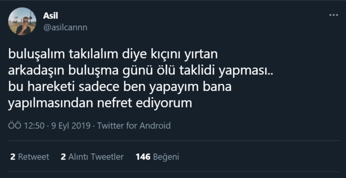 Yapılmasından nefret ettiğiniz şeyler neler?