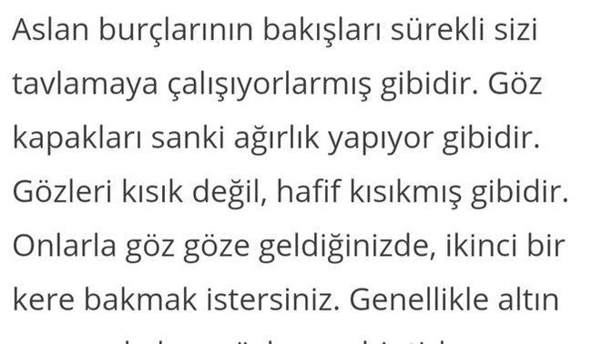 En güzel gözleri bakışları olan burç hangisidir?