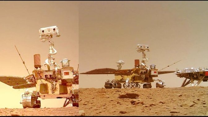 Çin'in Mars keşif aracı Zhurong, ürkütücü görüntüler ve sesler gönderdi! Sizce bu seslerin kaynağı nedir?