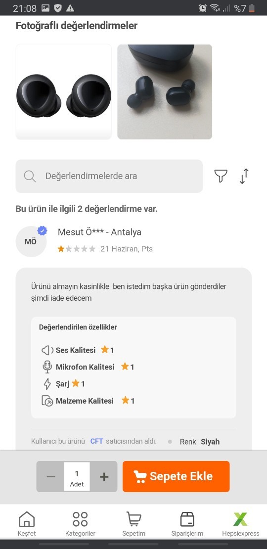 Hepsiburada güvenilir mi? Kulaklık alınır mı?