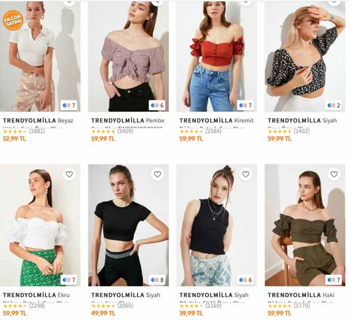 Crop dışında bir şey giymek yasaklandı mı?