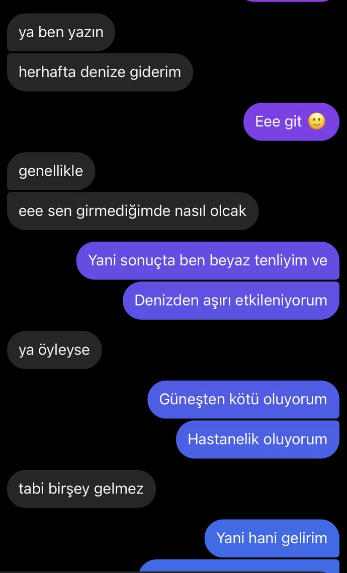 Flört ediyoruz kötü biri diyemem ama şimdi neden böyle birsey yaptı ki adamın amacı ne? ?