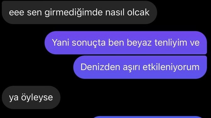 Flört ediyoruz kötü biri diyemem ama şimdi neden böyle birsey yaptı ki adamın amacı ne? ?