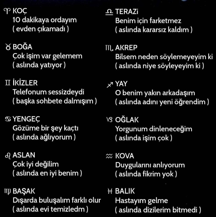 Burcuna göre senin beyaz yalanın nedir?