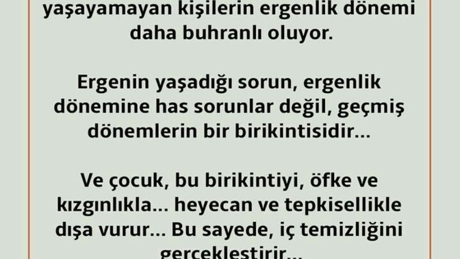 Ergenlik döneminiz nasıl geçti?