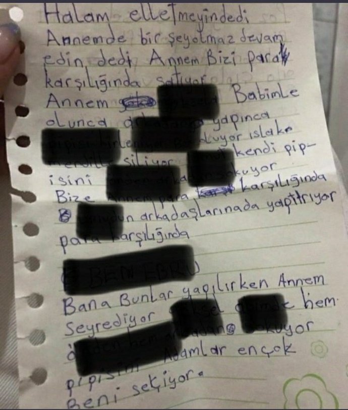 İki küçük çoğunu pazarlayan, taciz eden öz anne ve üvey baba #elmalıdavasında tahliye edildi. Ne düşünüyorsunuz?
