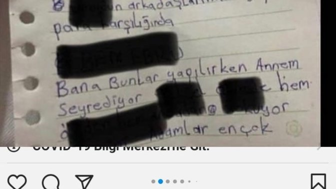 Satirlari okurken bogazim dugumlendi resmen serefsiz cocuklari serbest birakilmis adalet nerde?