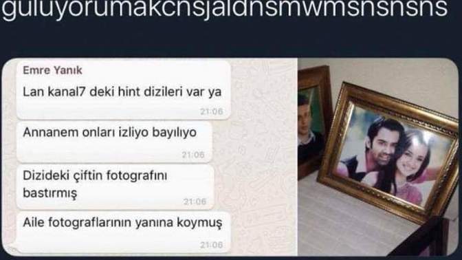Ailenizden kimse dizi karakterlerinden birinin fotoğrafını çerçeveletmiş mi?