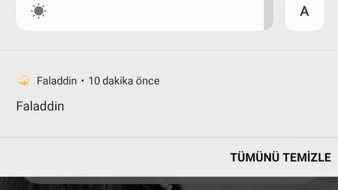Faladdin bu boş bildirimde bana ne söylemek istemiş olabilir? Çok gizemli bildirime gitmelimiyim sizce?