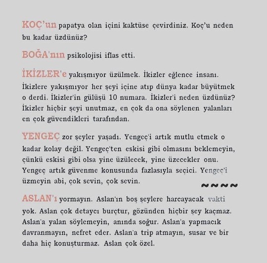 Burcun seni nasıl yorumlamış? Görmek ister misin peki?
