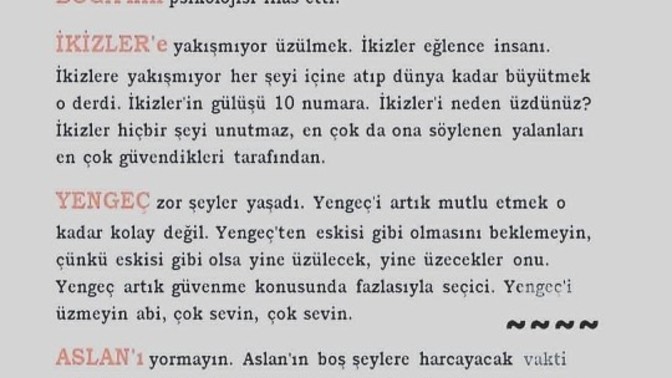 Burcun seni nasıl yorumlamış? Görmek ister misin peki?
