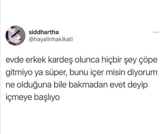Erkekler evdeki her şeyi yiyorlar mı?