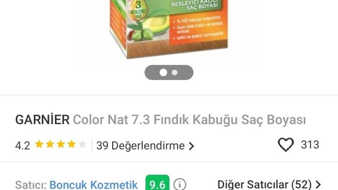 Garnier 7.3 fındık kabuğu rengini kullanan var mıı?