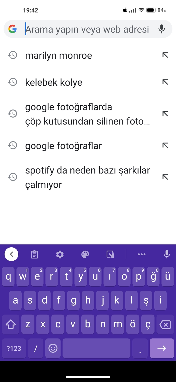 Google'da en son ne aradınız?