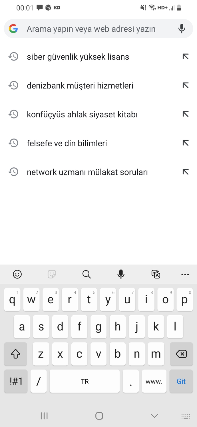 Google'da en son ne aradınız?