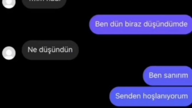 Birinden hoşlansan ona söyler misin?