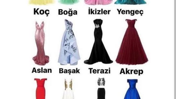 Burcuna göre sana en çok yakışan elbise hangisi?
