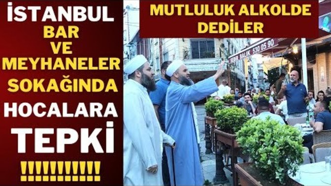 İstanbul Samatya'da alkol tüketen vatandaşlara, cübbeli ve sarıklı erkekler sözel olarak müdahale etti. Ne düşünüyorsunuz?