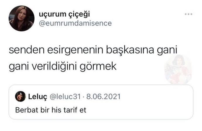 Berbat bir his tarif eder misiniz?