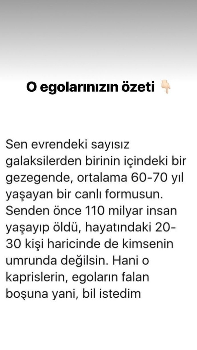Bir insan egosunu törpüleyebilir mi?