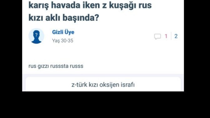 Rus kızı ile Türk kızını neden karşılaştırıyorsunuz?