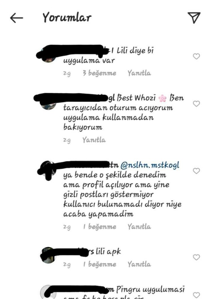 Postegrodan bir hesaba bakmaya çalıştığımda bu yazı çıkıyor başka nerden bakabilirim?