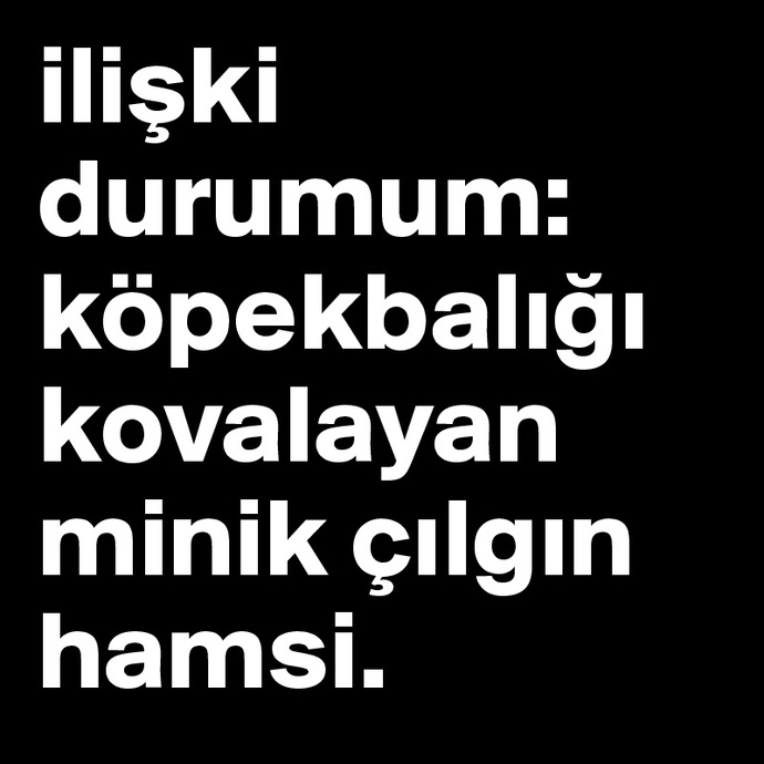 İlişki durumunuzu söylemeden anlatabilir misiniz?