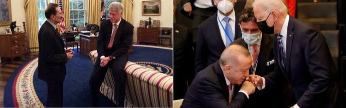 ABD Başkanı Biden, İsrailli siyasetçinin önünde diz çöktü, bunun nedeni nedir?